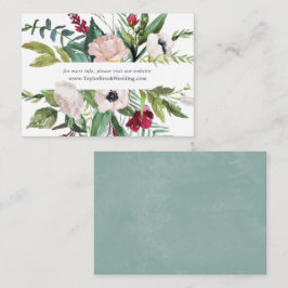 Tropical Breeze Bröllop webbplats Tilläggskort