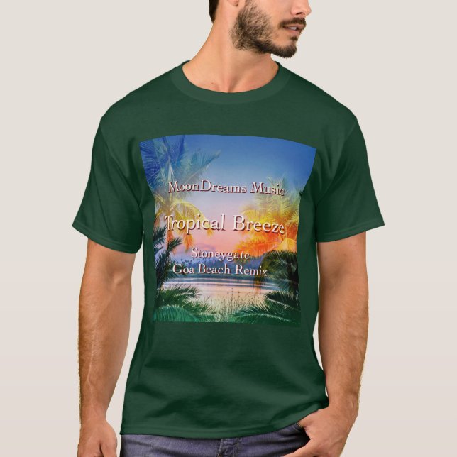Tropical Breeze Goa Beach T Shirt (Framsida)