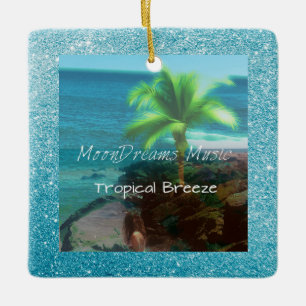 Tropical Breeze Julgransprydnad Keramik