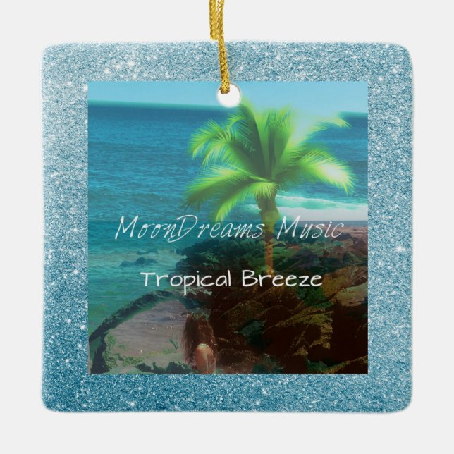 Tropical Breeze Julgransprydnad Keramik (Framsida)