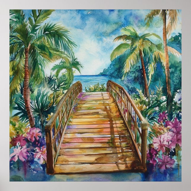 Tropical Bridge Poster (Framsidan)