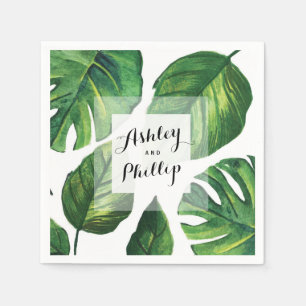 Tropical Bröllop Napkins Pappersservett