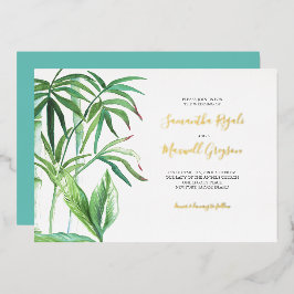 Tropical Bröllop Theme Greenery