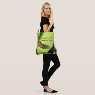 Tropical Brown Gecko Positivity fantastisk Day Tygkasse