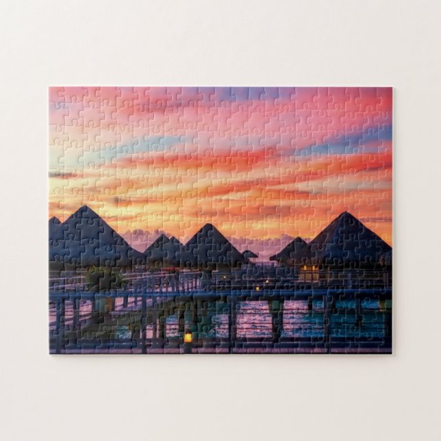 Tropical Bungalow Game Puzzle Pussel (Horisontell)