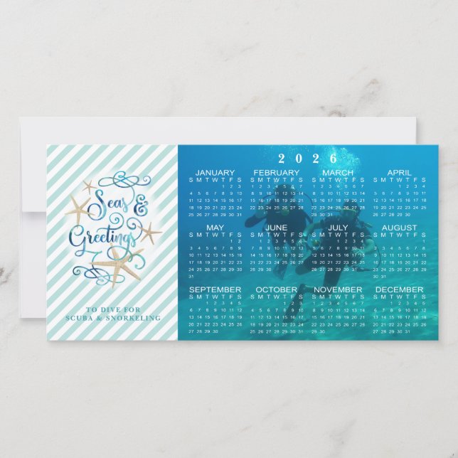 Tropical Business 2026 Calendar SEAS and Hälsning Julkort (Framsida)