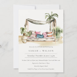 Tropical Cabana, handflatan, par Shower Inbjudan