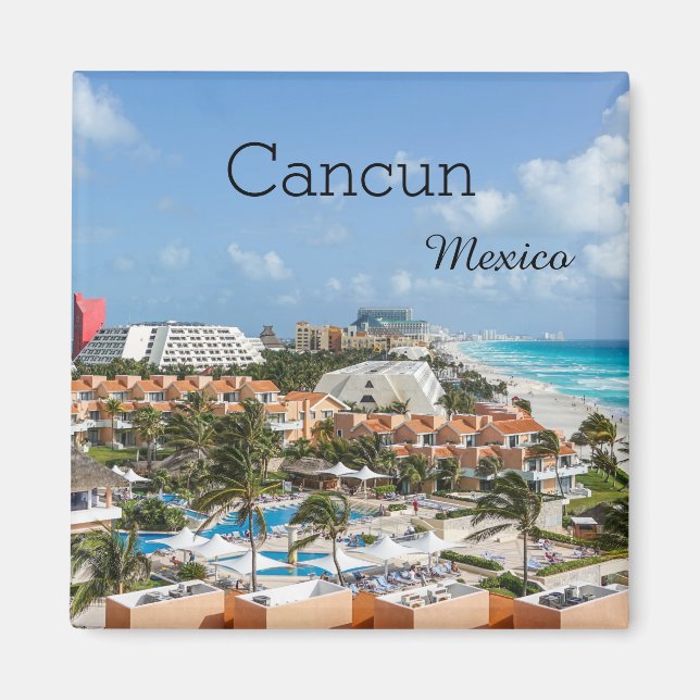 Tropical Cancun Mexiko Magnet (Framsidan)