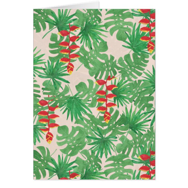 Tropical Canopy Hälsningskort (Framsidan)