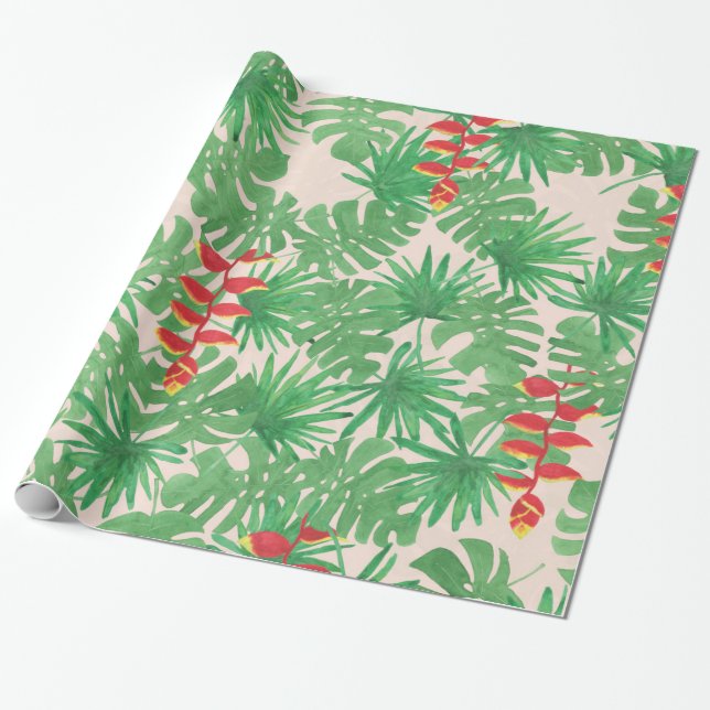 Tropical Canopy Presentpapper (Utrullad)