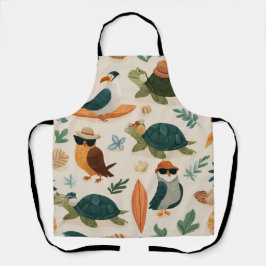 Tropical Chill Tryck Apron Present