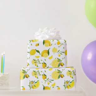 TROPICAL Citrus SOMMER FRUIT Orange Citons Slice Presentpapper