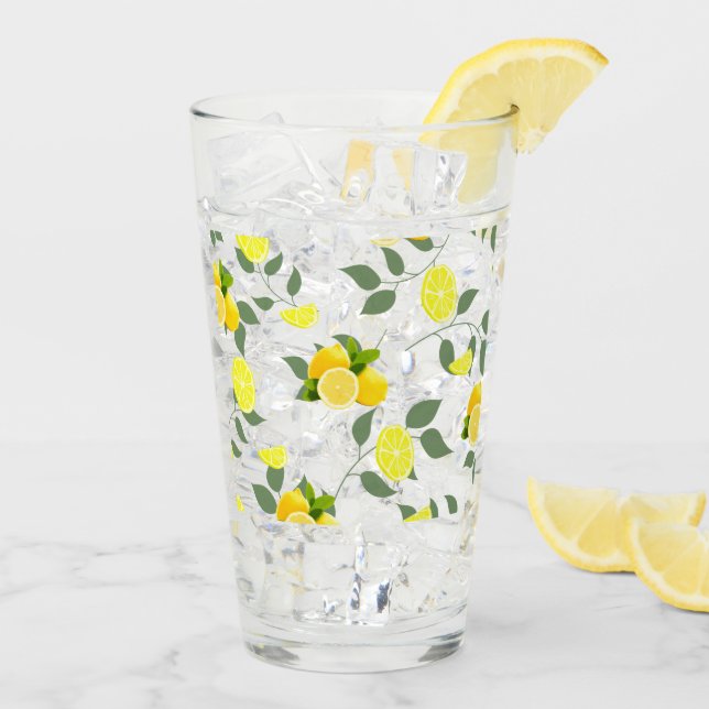 TROPICAL Citrus SOMMER FRUIT Orange citron Slice Glaskopp (Bakside Is)