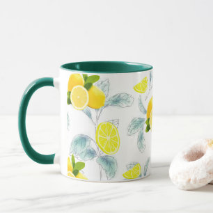 TROPICAL Citrus SOMMER FRUIT Orange citron Slice Mugg