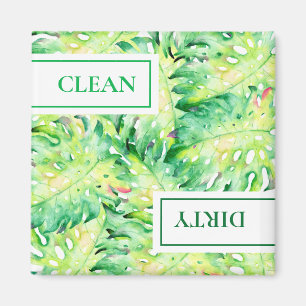 Tropical Clean Dirty Dishwasher Magnet