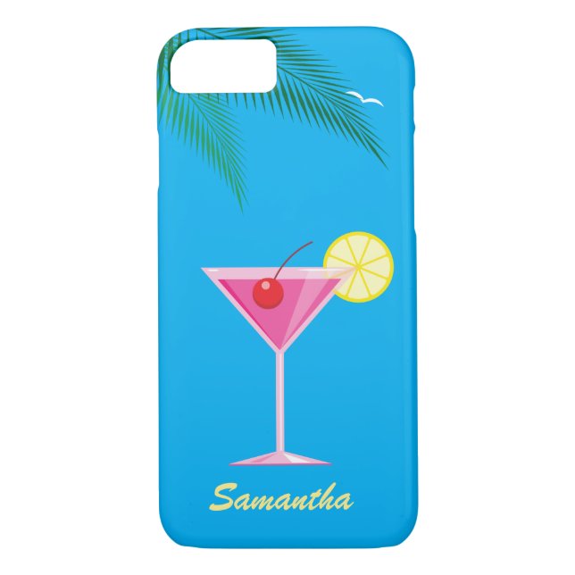 Tropical Cocktail iPhone 7 Fodral Case-Mate iPhone Skal (Baksida)