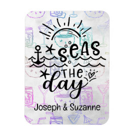 Tropical Cocktail Personlig Seas the Day Cruise Magnet