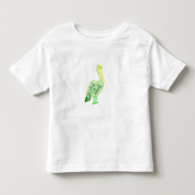 Tropical Crane T Shirt (Framsida)