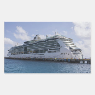 Tropical Cruise Frakt Rektangulärt Klistermärke