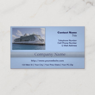 Tropical Cruise Frakt Visitkort