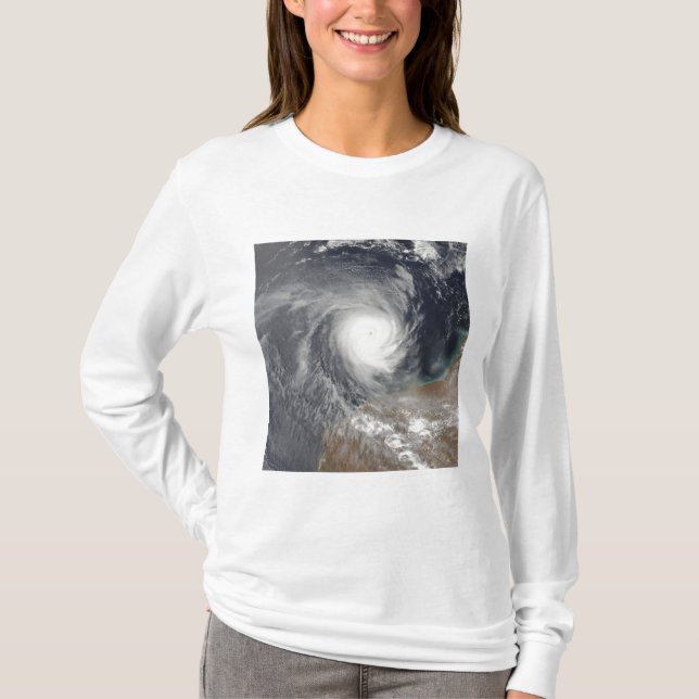 Tropical Cyclone Billy av Australien T-shirt (Framsida)
