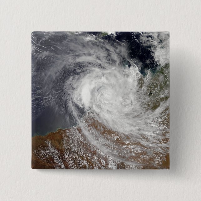 Tropical Cyclone Billy över Australien Knapp (Framsida)