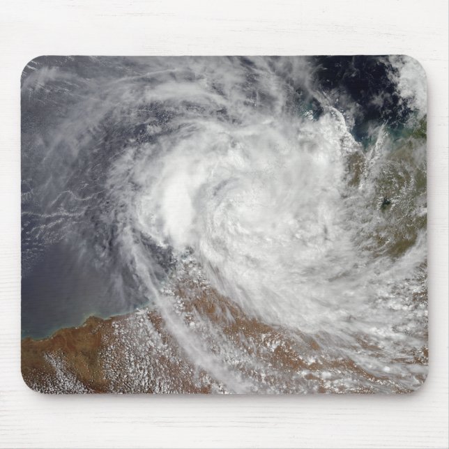 Tropical Cyclone Billy över Australien Musmatta (Framsidan)