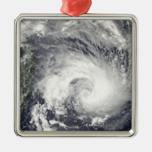 Tropical Cyclone Gael Julgransprydnad Metall