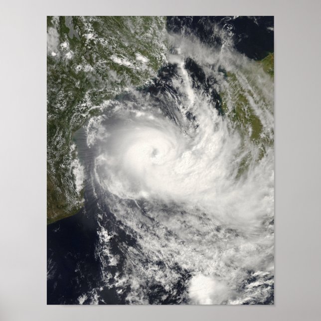 Tropical Cyclone Jokwe in the Mozambique Channe Poster (Framsidan)