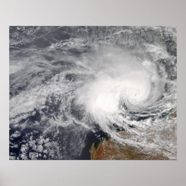 Tropical Cyclone Nicholas off Australia Poster (Framsidan)