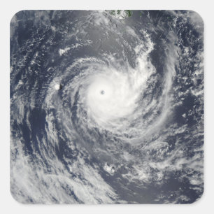 Tropical Cyclone Wilma Fyrkantigt Klistermärke