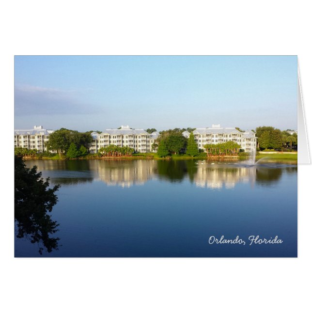 Tropical Cypress Harbour Resort - Orlando Florida OBS Kort (Framsidan Horizontal)