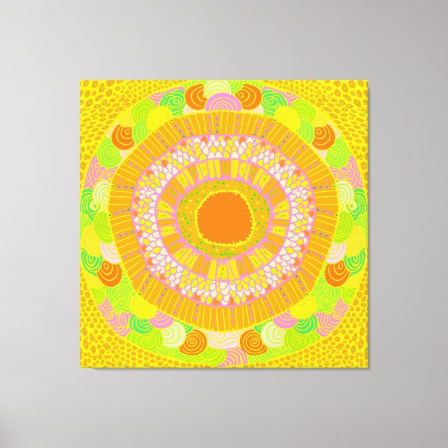 Tropical Del Sol - Arizona sol Canvastryck (Framsida)