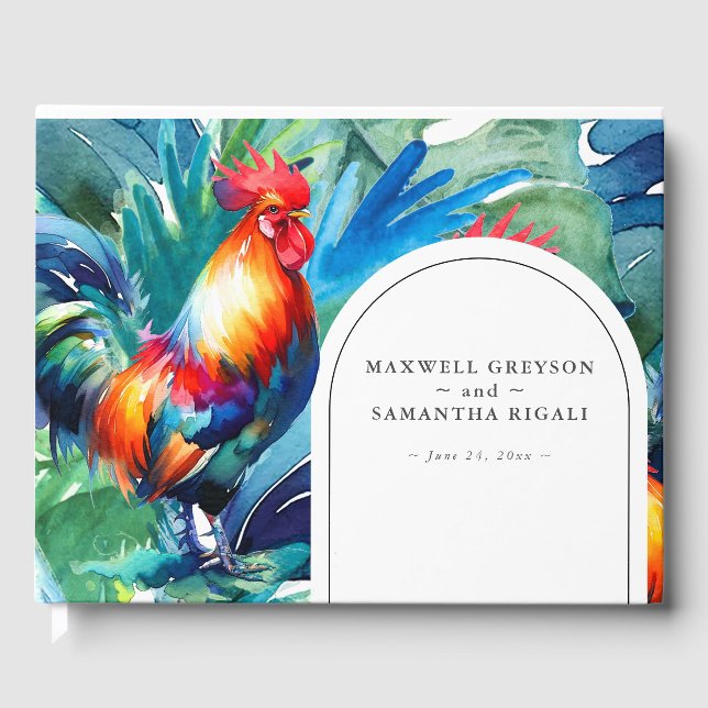 Tropical Destination Wedding Guest Bok (Framsida)