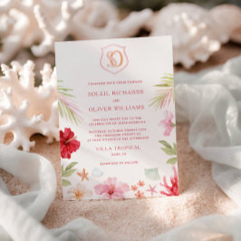 Tropical Destination Wedding Inbjudningar