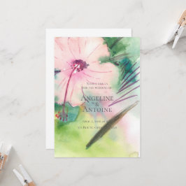 Tropical Destination Wedding  Inbjudningar