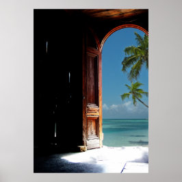Tropical Dream Door Poster