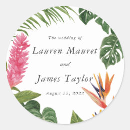 Tropical Dream Runt Klistermärke