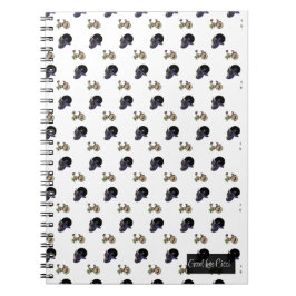 Tropical dreamlike conceptual collage anteckningsbok