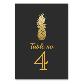 Tropical Elegance | Ananas Bröllop Bordsnummer