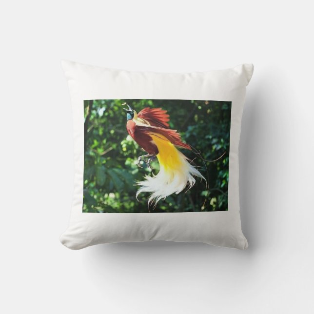Tropical Elegance - Bird of Paradise Dekorativ kud Kudde (Framsida)