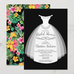 Tropical Elegance Bride Gown Möhippa Inbjudningar