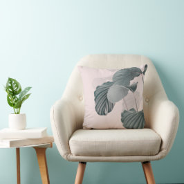 Tropical Elegance in Pastel Kudde