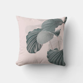 Tropical Elegance in Pastel Kudde