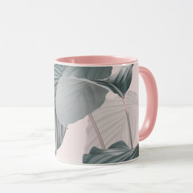 Tropical Elegance in Pastel Mugg (Framsida höger)