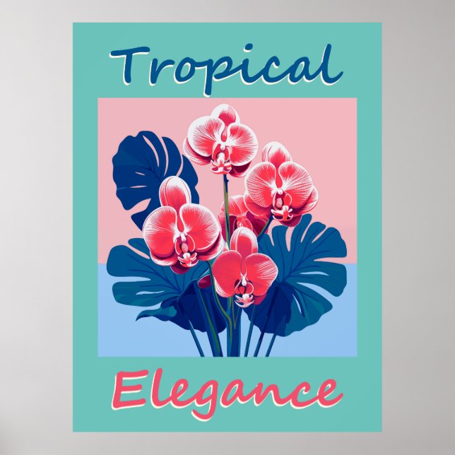 Tropical Elegance Poster (Framsidan)