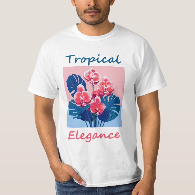 Tropical Elegance T Shirt (Framsida)