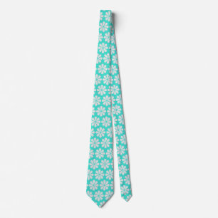 Tropical Elegance - Turquise Blue Blommigt Slips