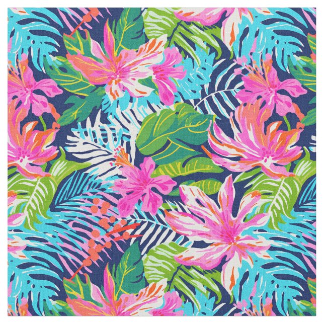Tropical Elegance Tyg (Närbild)
