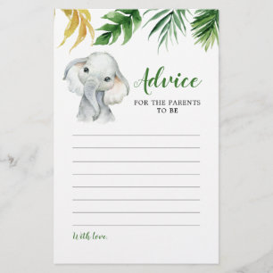 Tropical Elephant Boy Shower Adapter
